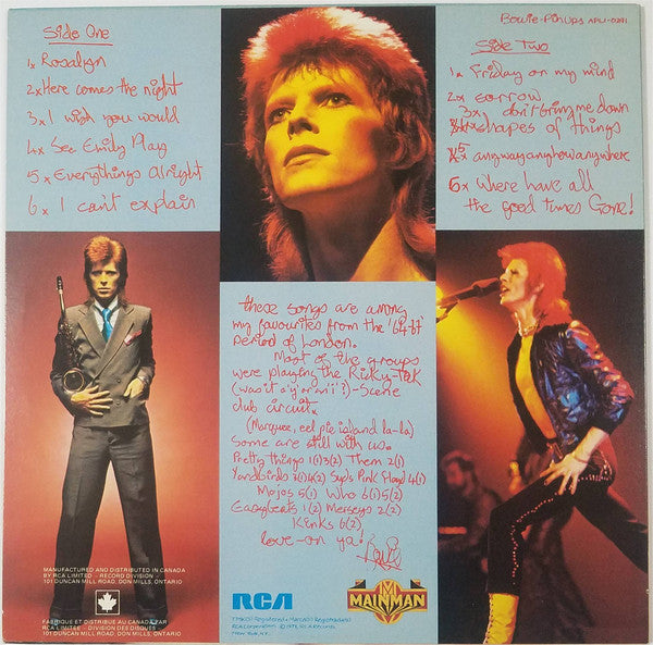 David Bowie – Pinups (Used vinyl)