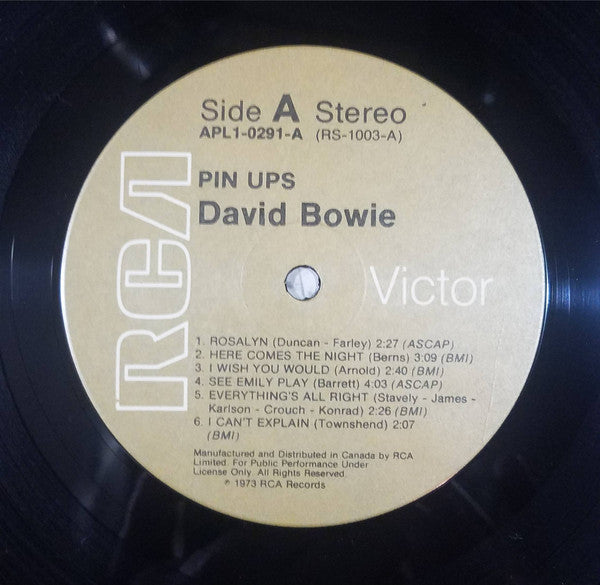 David Bowie – Pinups (Used vinyl)