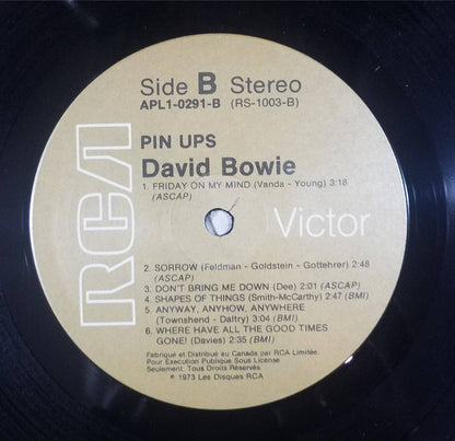 David Bowie – Pinups (Used vinyl)