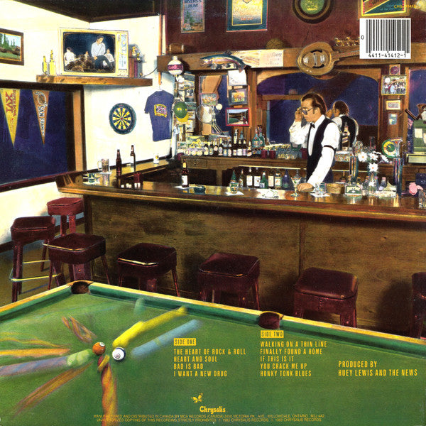 Huey Lewis And The News – Sports (Used vinyl)