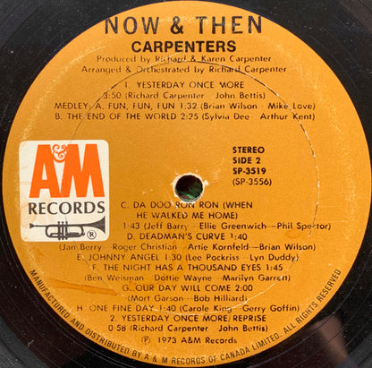 Carpenters ‎– Now & Then (Used vinyl)