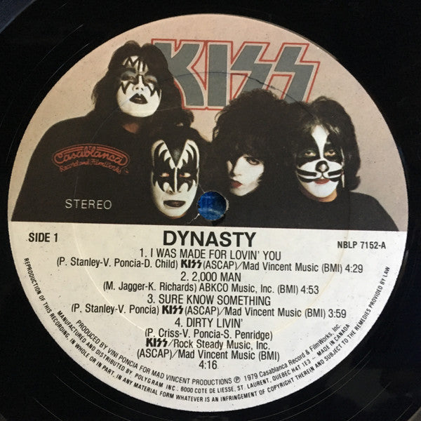 Kiss – Dynasty (Used vinyl)