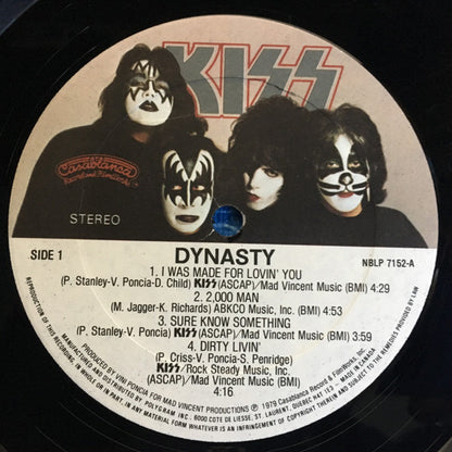 Kiss – Dynasty (Used vinyl)