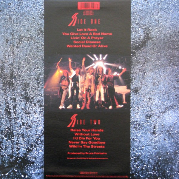 Bon Jovi – Slippery When Wet (Used vinyl)