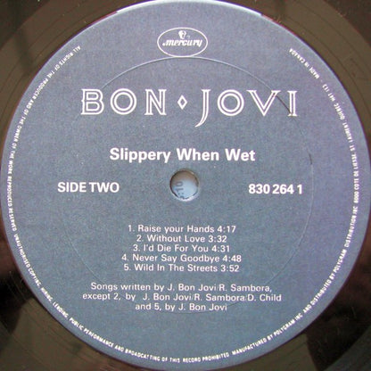 Bon Jovi – Slippery When Wet (Used vinyl)