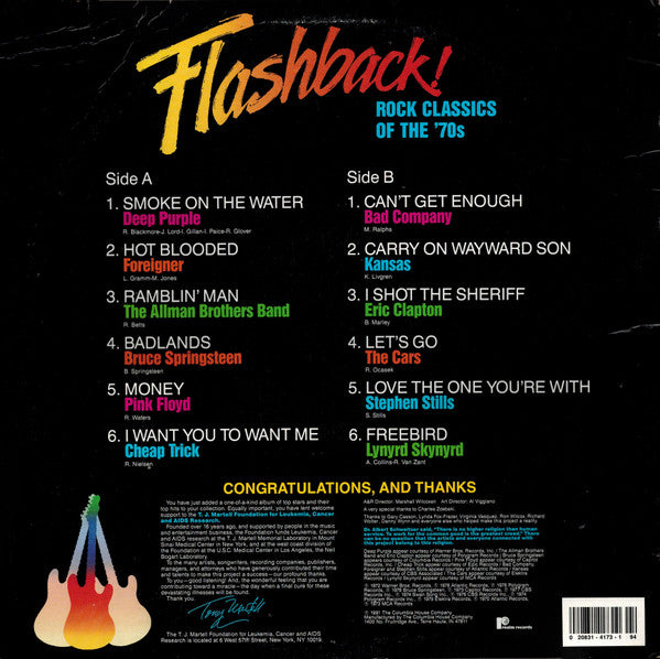 Various – Flashback Rock Classics Of The 70's (Sealed old stock)