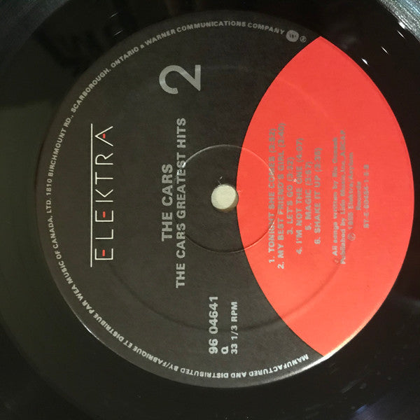 The Cars – Greatest Hits (Used vinyl)