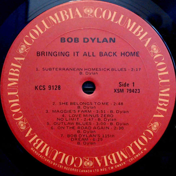 Bob Dylan – Bringing It All Back Home (Used vinyl)
