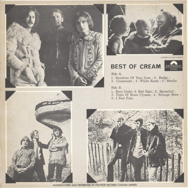 Cream – Best Of Cream (Used vinyl)