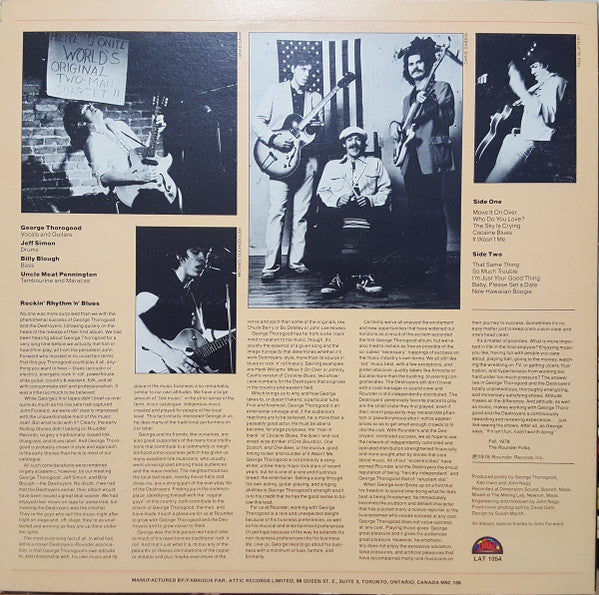 George Thorogood And The Destroyers – Move It On Over (Used vinyl)