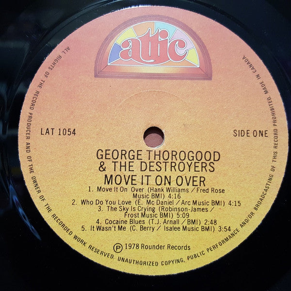 George Thorogood And The Destroyers – Move It On Over (Used vinyl)