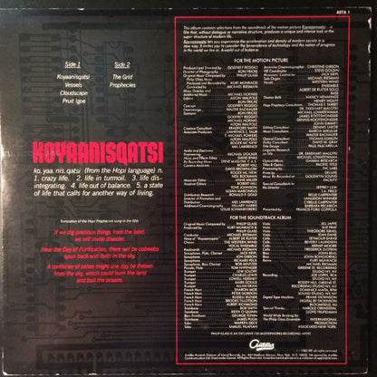 Philip Glass – Koyaanisqatsi (Life Out Of Balance) (Used vinyl)