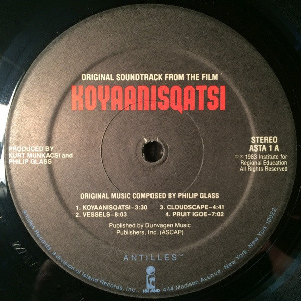 Philip Glass – Koyaanisqatsi (Life Out Of Balance) (Used vinyl)