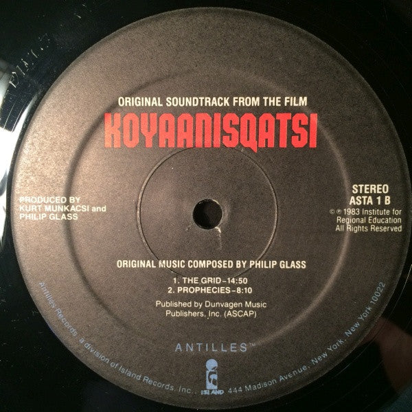 Philip Glass – Koyaanisqatsi (Life Out Of Balance) (Used vinyl)