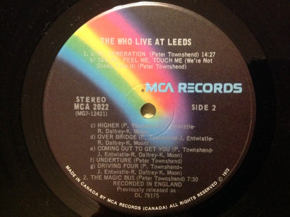 The Who – Live At Leeds (Used vinyl)