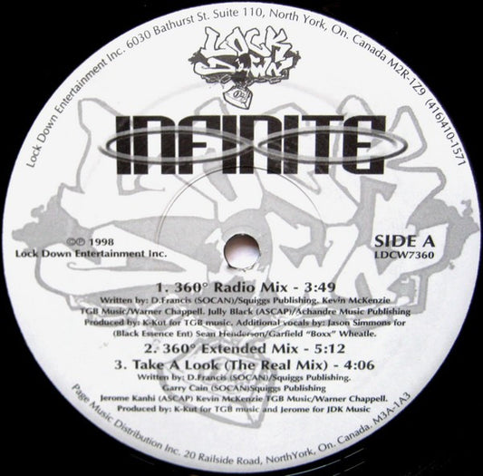 Infinite (3) – 360° / Take A Look / Wise Guy's (Used vinyl)