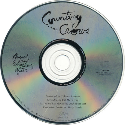Counting Crows – August And Everything After (Used CD)