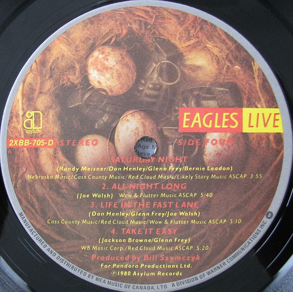 Eagles – Eagles Live (Used vinyl)