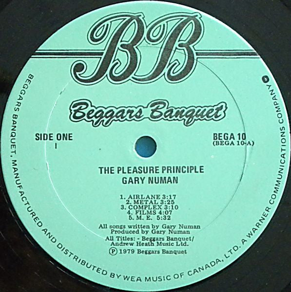 Gary Numan – The Pleasure Principle (Used vinyl)