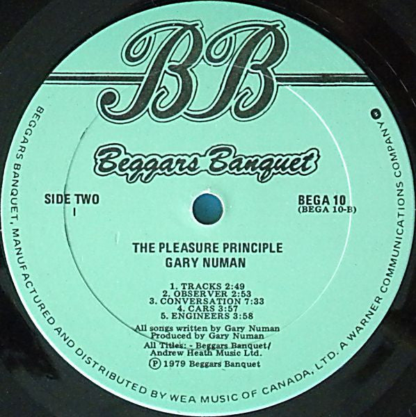 Gary Numan – The Pleasure Principle (Used vinyl)