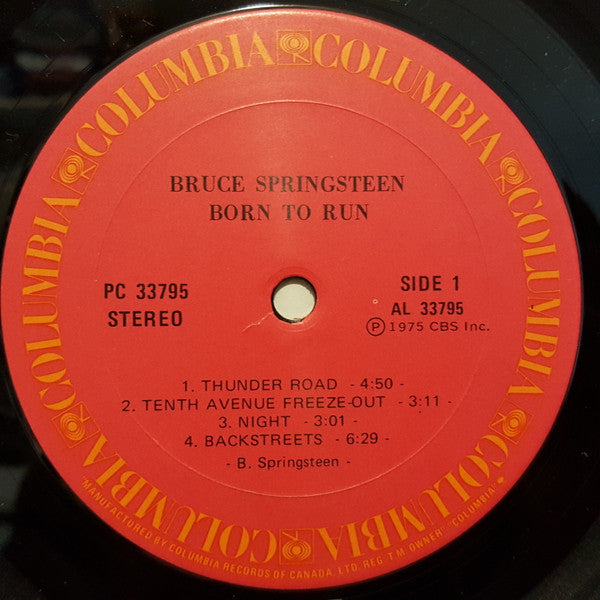 Bruce Springsteen – Born To Run (Used vinyl)