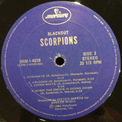 Scorpions – Blackout (Used vinyl)
