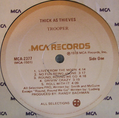 Trooper – Thick As Thieves (Used vinyl)