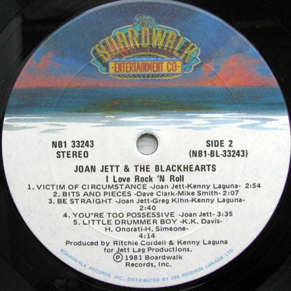 Joan Jett & The Blackhearts – I Love Rock 'N Roll (Used vinyl)