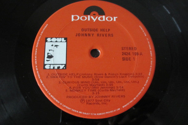Johnny Rivers – Outside Help (Used vinyl)