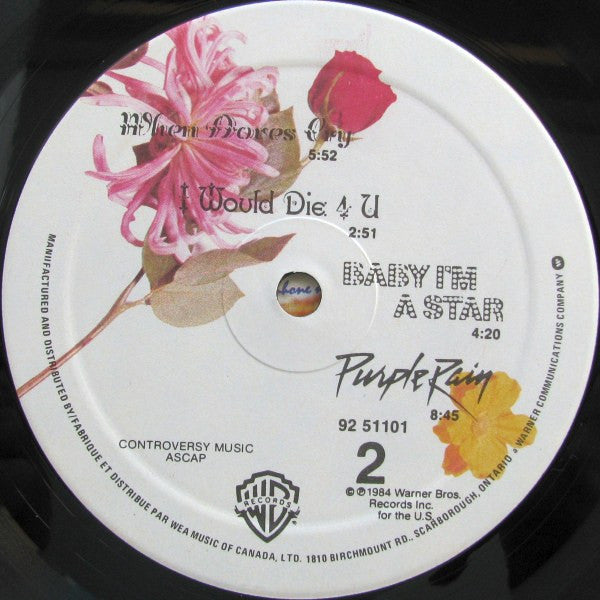 Prince And The Revolution – Purple Rain (Used vinyl)