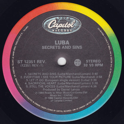 Luba – Secrets And Sins (Used vinyl)