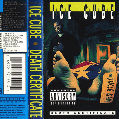 Ice Cube – Death Certificate (Used cassette)