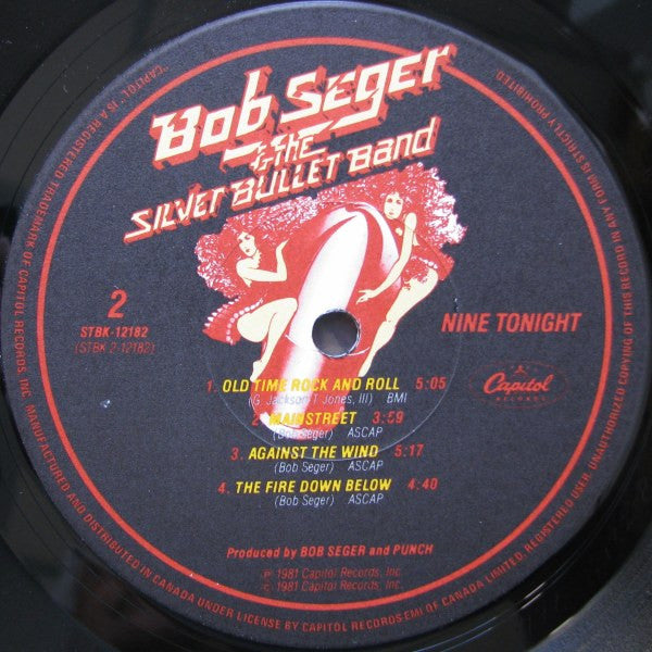 Bob Seger & The Silver Bullet Band – Nine Tonight (Used vinyl)