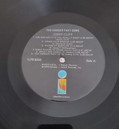 Various ‎– Jimmy Cliff in The Harder They Come (Original Soundtrack Recording) (Used vinyl)