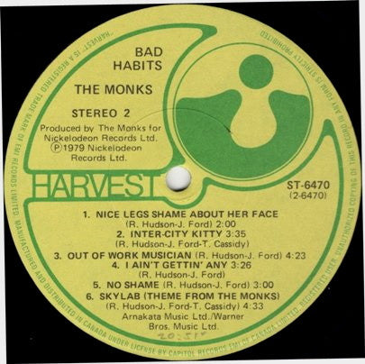 The Monks – Bad Habits (Used vinyl)