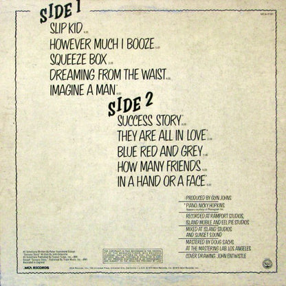 The Who – The Who By Numbers (Used vinyl)