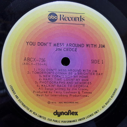 Jim Croce – You Don't Mess Around With Jim (Used vinyl)