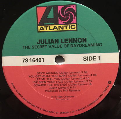 Julian Lennon – The Secret Value Of Daydreaming (Used vinyl)