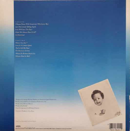 Whitney Houston – Whitney (Used vinyl)