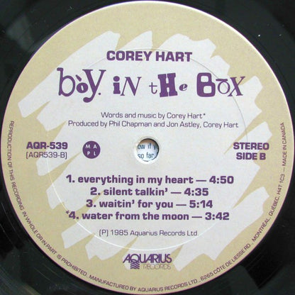 Corey Hart – Boy In The Box (Used vinyl)