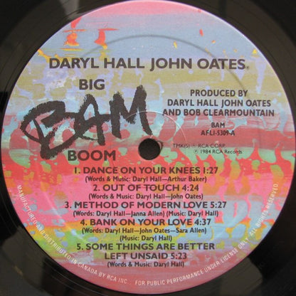 Daryl Hall & John Oates – Big Bam Boom (Used vinyl)
