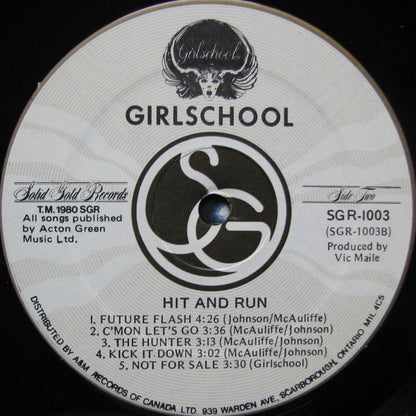 Girlschool – Hit And Run (Used vinyl)