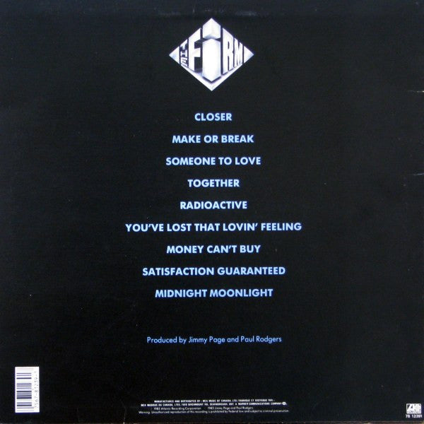 The Firm – The Firm (Used vinyl)