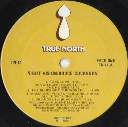Bruce Cockburn – Night Vision (Used vinyl)