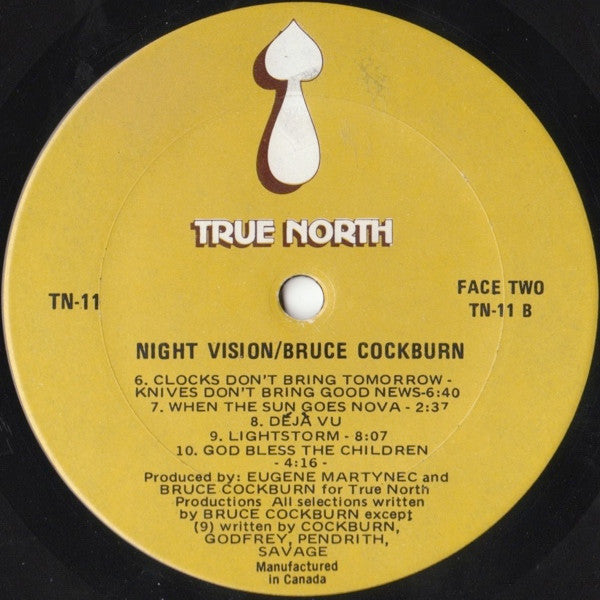 Bruce Cockburn – Night Vision (Used vinyl)