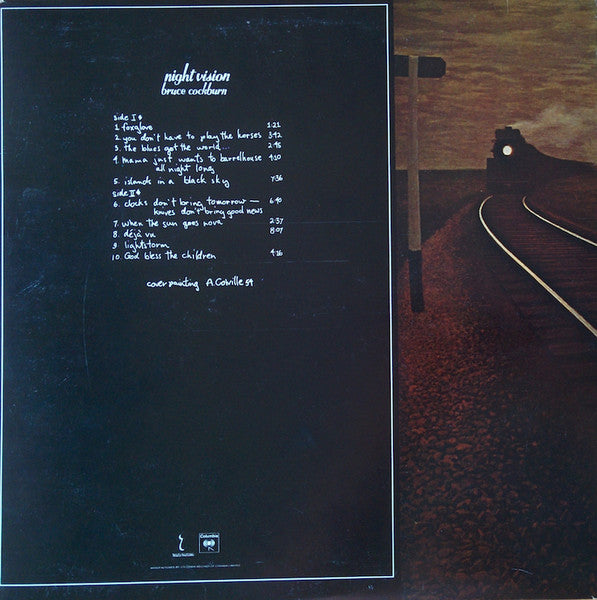 Bruce Cockburn – Night Vision (Used vinyl)