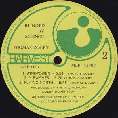 Thomas Dolby – Blinded By Science (Used vinyl)