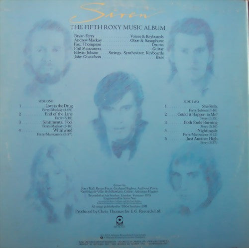 Roxy Music – Siren (Used vinyl)