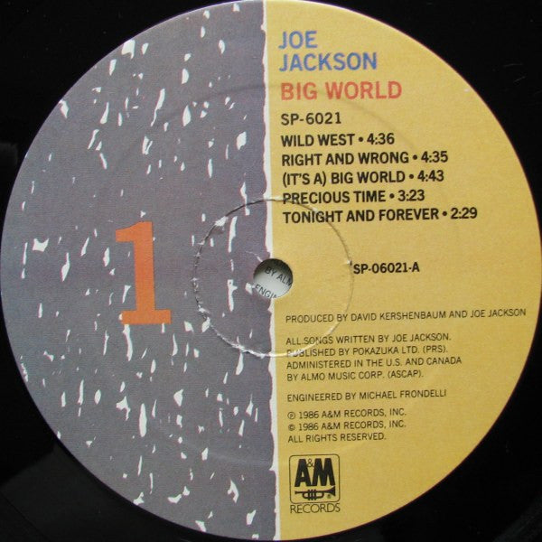 Joe Jackson – Big World (Used vinyl)