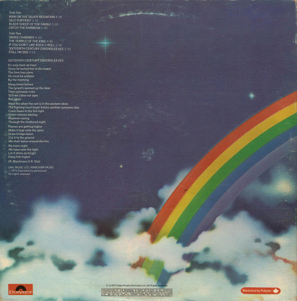 Rainbow – Ritchie Blackmore's Rainbow (Used vinyl)